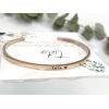 Future Tata, annonce tata, cadeau original, annonce grossesse,bracelet jonc,bracelet tata, jonc ouvert