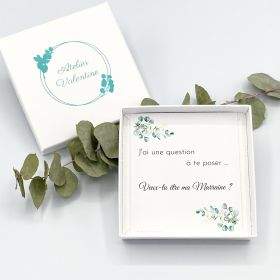 Veux tu être ma Marraine ? - Bracelet jonc " Marraine ❤️" cadeau original Marraine, demande marraine, jonc ouvert