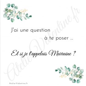 Et si je t'appelais Marraine ? - Bracelet jonc "Marraine ❤️", cadeau original Marraine , demande Marraine, jonc ouvert