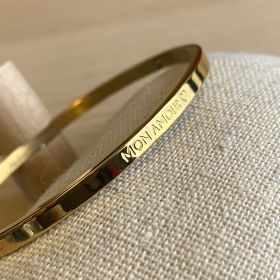 MON AMOUR ♡, ANTI GASPI ♻︎ Bracelet jonc en acier inoxydable