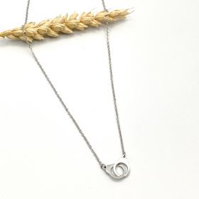 Menottes - Collier chaîne en acier inoxydable