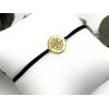 Bracelet BOUSSOLE, ROSE DES VENTS, Plaqué or, Argent 925, Bracelet cordon ajustable, bracelet amitié, bracelet mixte
