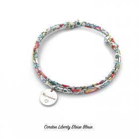 MARRAINE ♡, Cordon Liberty ajustable, baptême, bracelet personnalisé, demande marraine, cadeau marraine, baptême