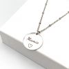 Collier Mamie avec Médaille Gravée – Doré, Argenté ou Or Rose