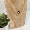 Collier chaîne pendentif médaillon étoile du nord en acier inoxydable