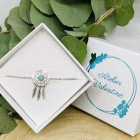 Bracelet chaîne ajustable attrape-rêve en acier inoxydable