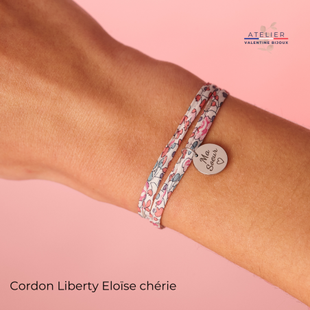 MA SOEUR ♡, bracelet liberty ajustable