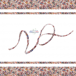 Cordon liberty, longueur 40 cm, sans bijoux, avec ou sans noeuds,