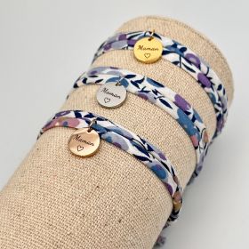 Médaille MAMAN ♡, Cordon Liberty