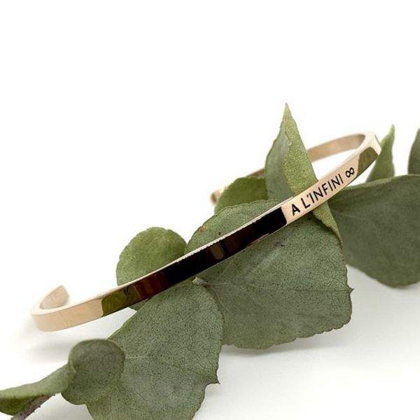 Bracelet jonc en bambou pour femme, acier inoxydable, couleur or,  minimaliste, simple, élégant, vente en gros, article en vrac, gratuit -  AliExpress