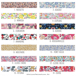 Cordon liberty + chainette ajustable