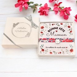 Coffret Bonne fête MAMAN ♡, Cordon Liberty ajustable