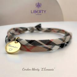 Choisissez vos médailles • Bracelet liberty ajustable "L'Écossais"