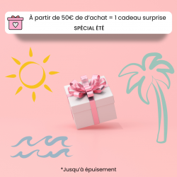 À partir de 50€ d'achat (Hors frais de port) - 1 cadeau surprise