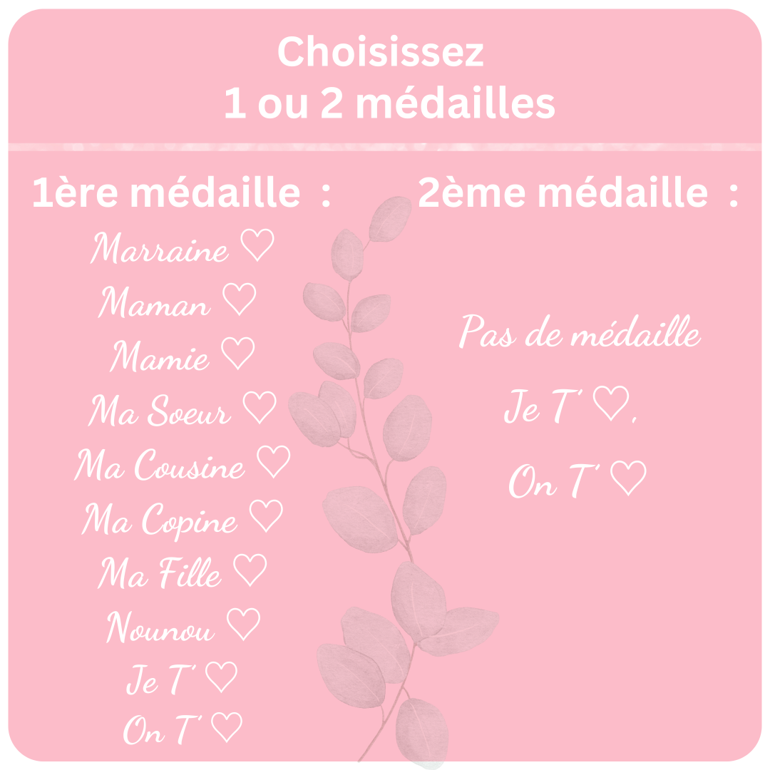 Choisissez vos médailles • Bracelet cordon ajustable "L'Écossais"