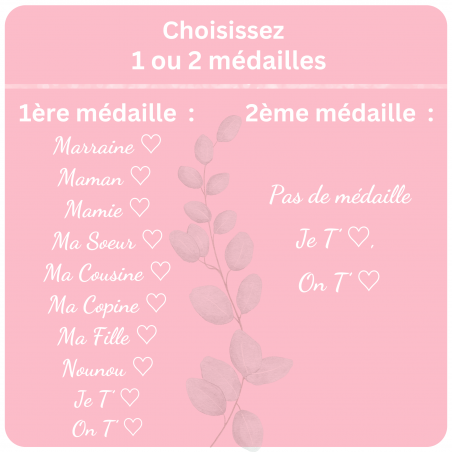 Choisissez vos médailles • Bracelet cordon ajustable "L'Écossais"