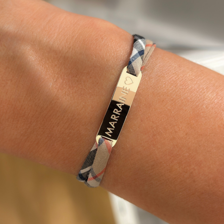 Choissisez votre gourmette Écossais ajustable