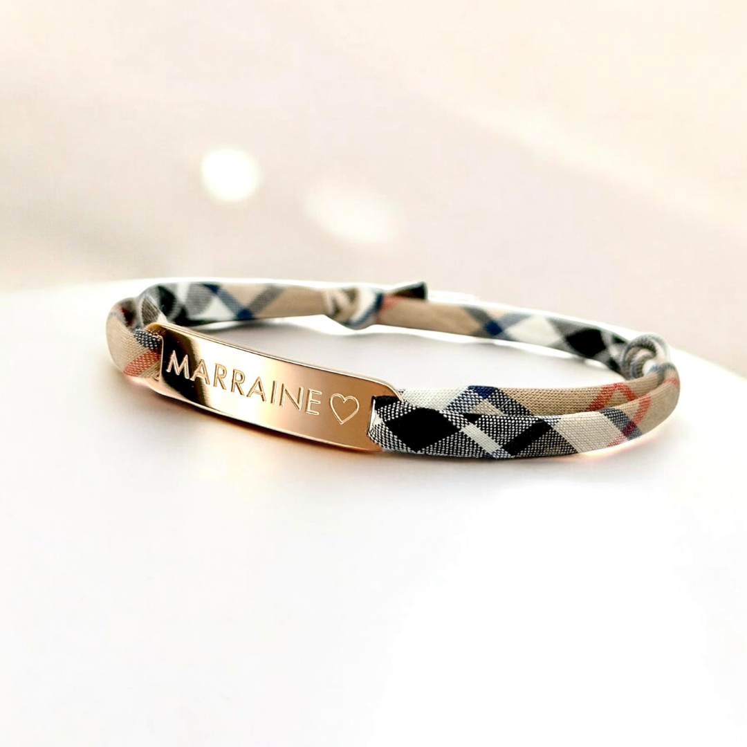 Choissisez votre gourmette Écossais ajustable