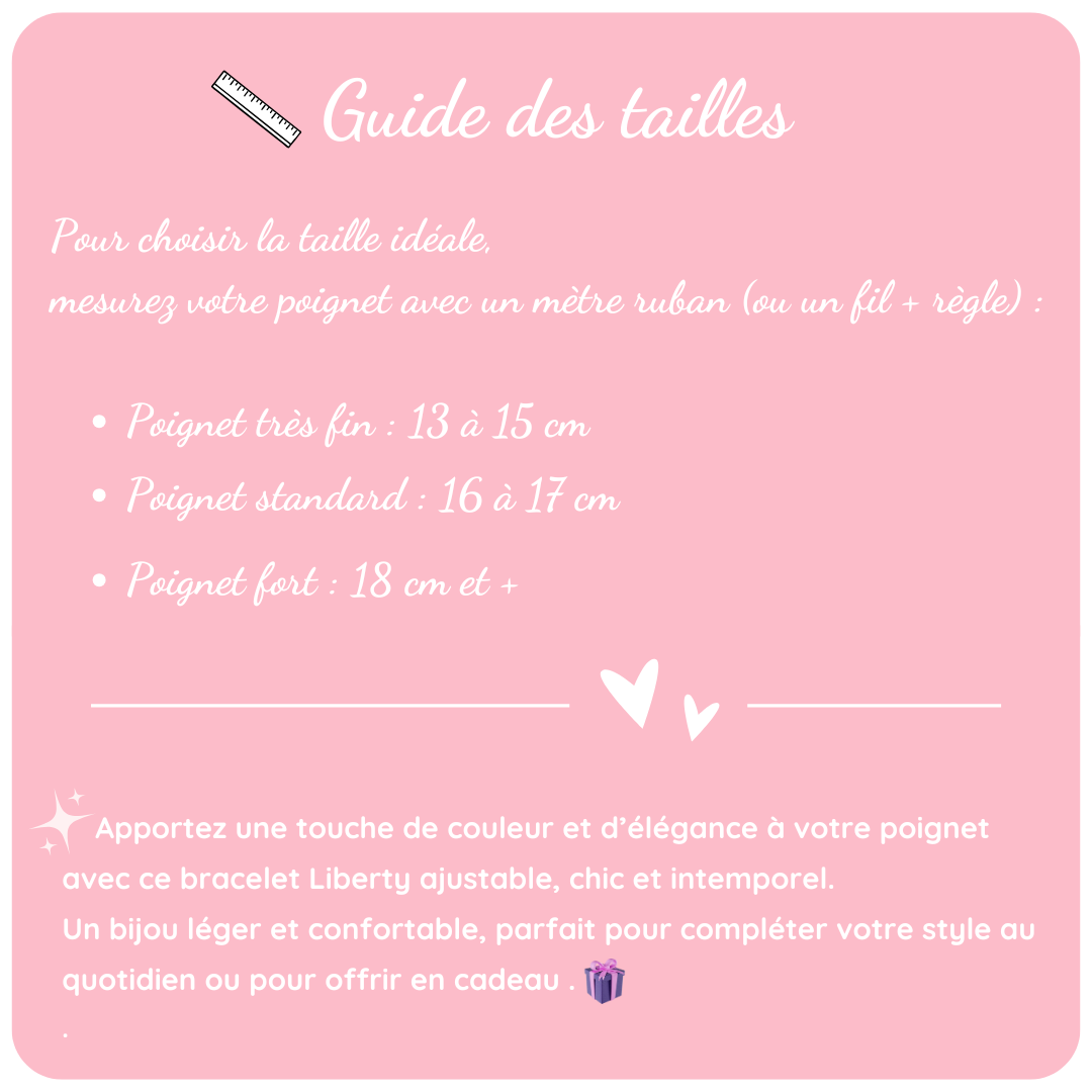 Choissisez votre gourmette liberty Écossais ajustable