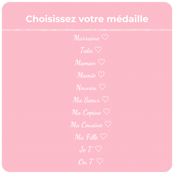 Choisissez votre médaille, bracelet jonc liberty