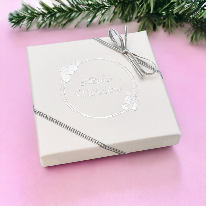 Coffret - Et si ... Je t'appelais Marraine pour la vie ? Pendentif petits pieds