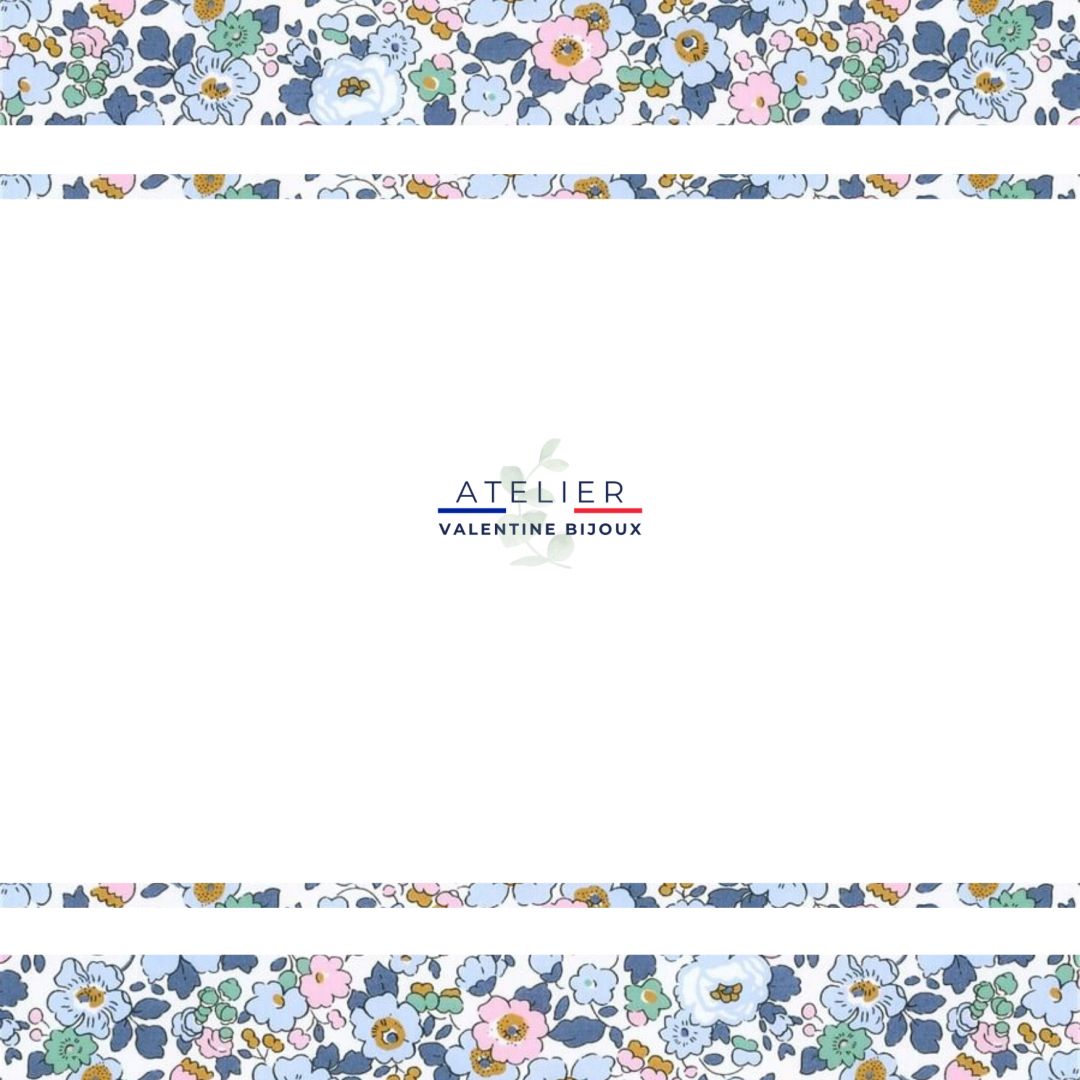 Cordon liberty, longueur 40 cm, sans bijoux, avec ou sans noeuds,