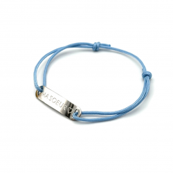 Ma soeur, Cordon ajustable, bracelet personnalisé, plaque gourmette