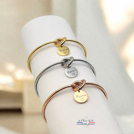 Jonc noeud MAMAN ajustable